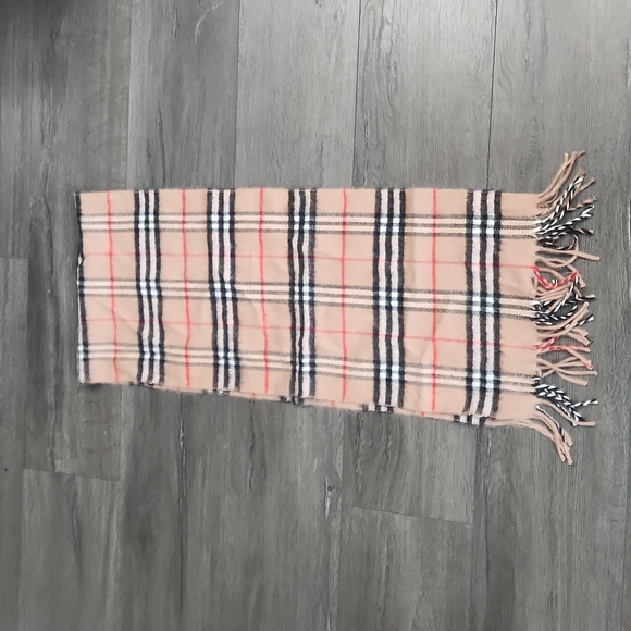 BURBERRY Cashmere scarf archive beige - Picture 2 of 5